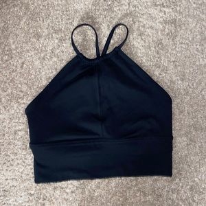 Joandjax halter black eclipse sports bra small